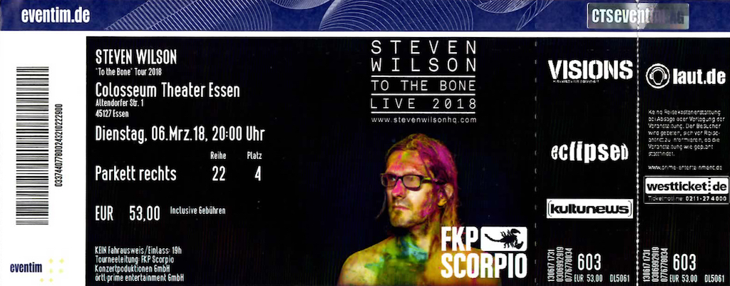 StevenWilsonTicket2018